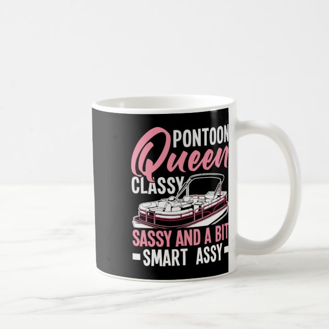 Pontoon Queen Cly Sy och ett lite smart Y Kaffemugg (Höger)