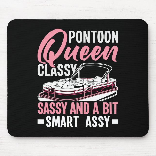 Pontoon Queen Cly Sy och ett lite smart Y Musmatta (Framsidan)