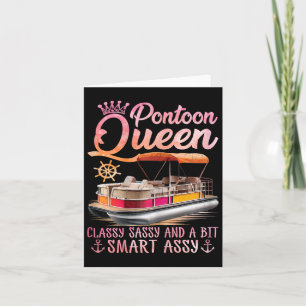 Pontoon Queen Pontoon Boat Party Sjö Pontooning S Kort