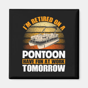 Pontoon Queen Pontoon Boat Seats Retrött Pontoon C Magnet