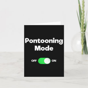 Pontoonbåtliv Roligt - Pontooning-läge  Kort
