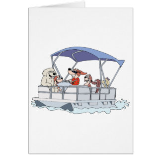Pontoonfartyg Hälsningskort