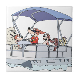 Pontoonfartyg Kakelplatta