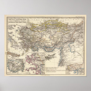Pontus et Bithynia, Asien, Lycia och Pamphylia Poster