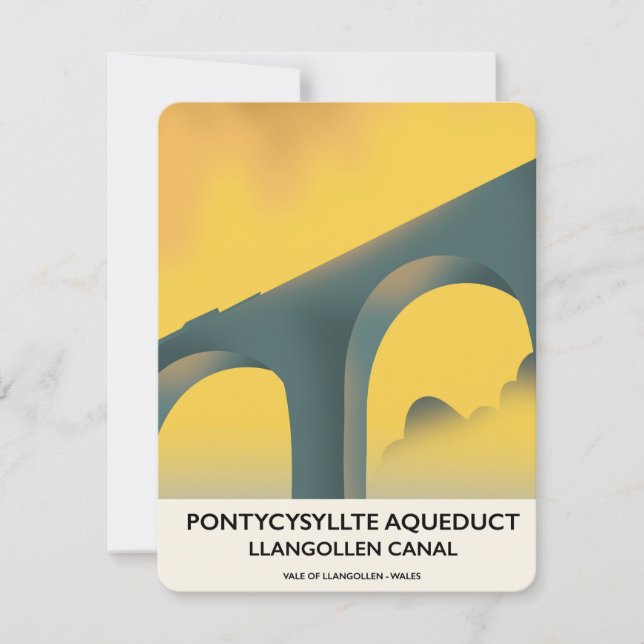 Pontycysyllte akvedukt,Llangollen,Wales (Framsida)