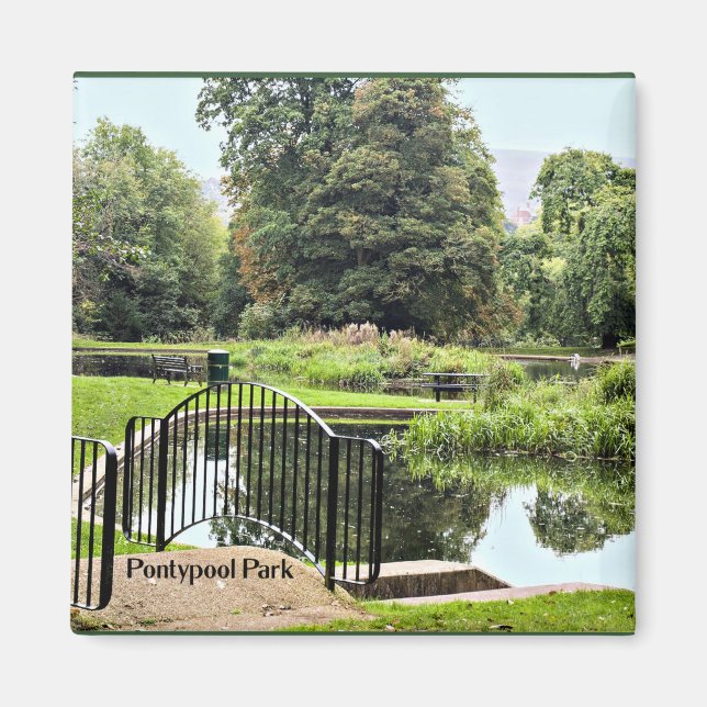 Pontypool Park i Torafen, Wales Magnet (Framsidan)