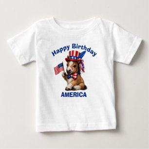 Pony (5l) Patriotisk Barn T-Shirt