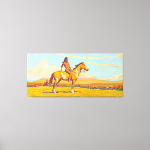 Pony Boy 1920 av Maynard Dixon Canvastryck