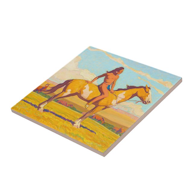 Pony Boy 1920 av Maynard Dixon Kakelplatta (Sidan)