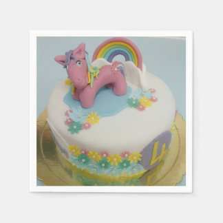 Pony cake birthday cake 4 party   pappersservett