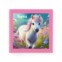 Pony Cute Horse Personlig Girly Namn