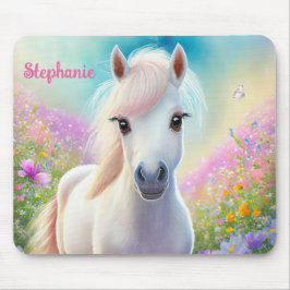 Pony Cute Personlig Girly Namn Musmatta