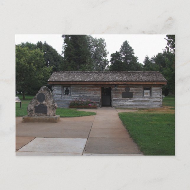 Pony Express Station, Göteborg Nebraska Vykort (Framsida)