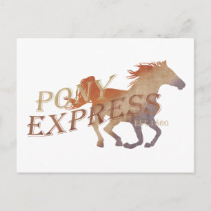 Pony Express Vintage Vykort