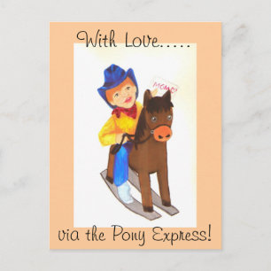 Pony Express Vykort