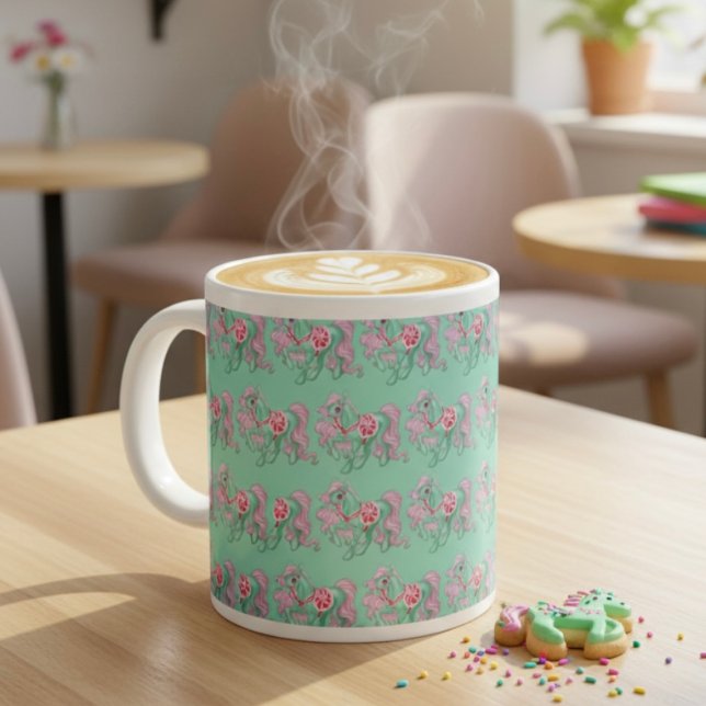 Pony Giant Coffee Mugg Jumbo Mugg (Skapare uppladdad)