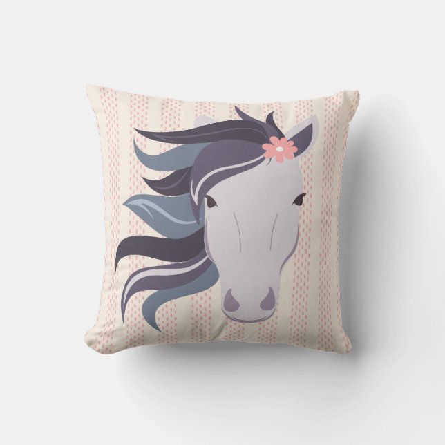 Pony Girls Pillow Kudde (Framsida)