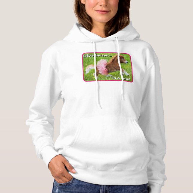 Pony i Tutu T Shirt (Framsida)