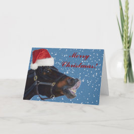 Pony julhälsningskort helgkort