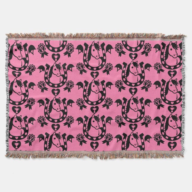 Pony Klubb Home Decor Tapet. Filt (Framsidan)