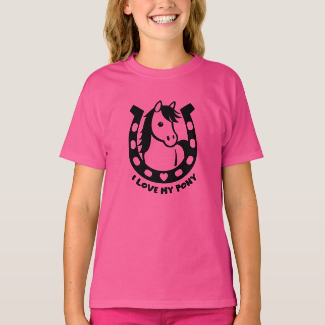 Pony Klubb Rider T Shirt (Framsida)
