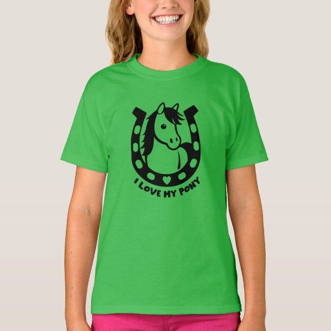 Pony Klubb Rider T Shirt (Framsida)