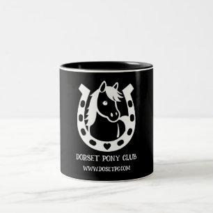 Pony Klubb Rider Två-Tonad Mugg
