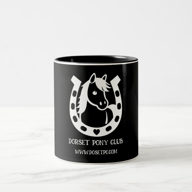 Pony Klubb Rider Två-Tonad Mugg (Center)