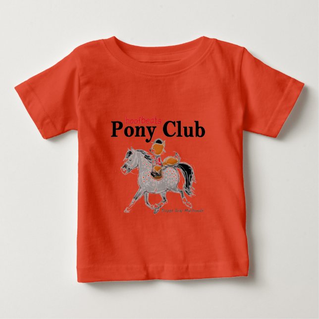 Pony Klubb T grått.jpg Tee (Framsida)