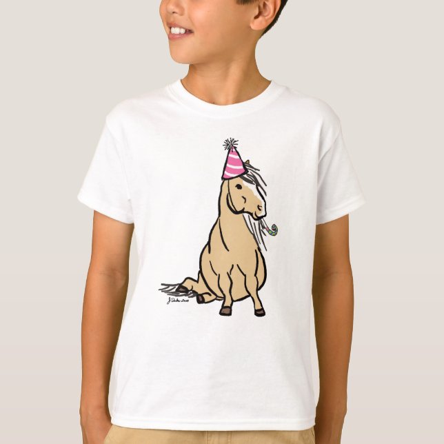 Pony Palomino Party T Shirt (Framsida)