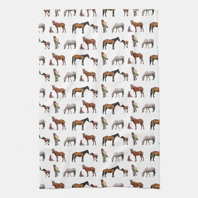 Pony Party Kitchen Towel (välj färg) Kökshandduk (Vertikal)
