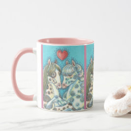 Pony Passion CUMBO HORSE MUGG Rosa Trim