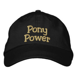Pony Power Broderad Keps