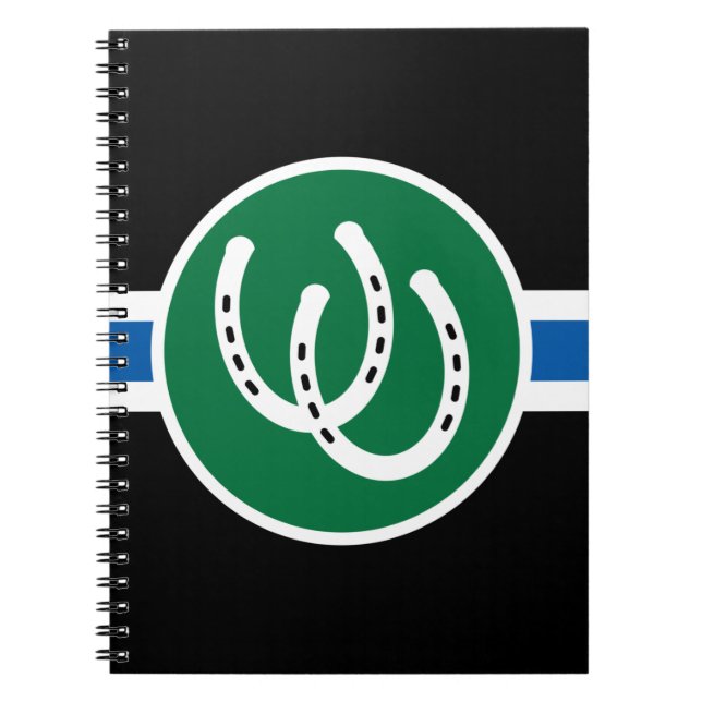 Pony Pride Flag Anteckningsbok (Framsidan)