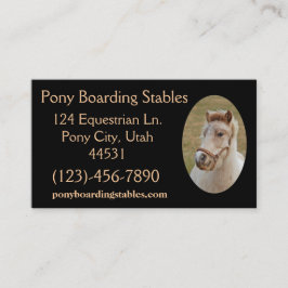 Pony Sample1 Visitkort