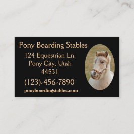 Pony Sample1 Visitkort