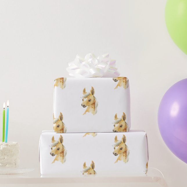 Pony Wrapping Papper Presentpapper (Festgåvor)