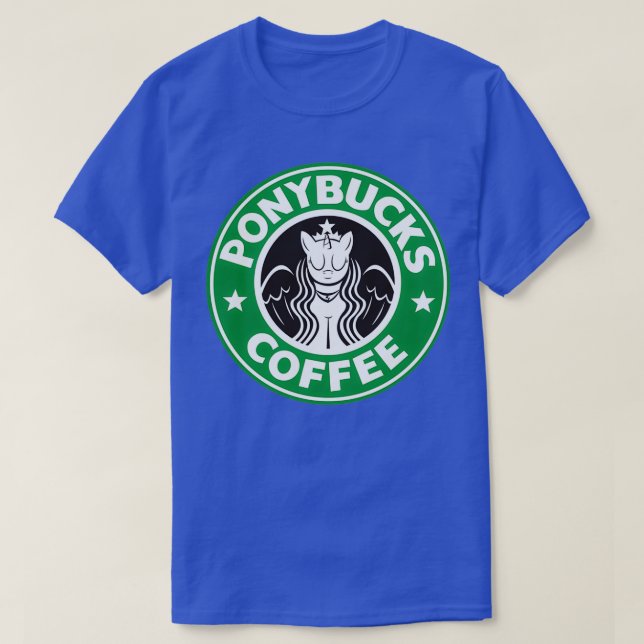 PONYBUCKS COFFEE T SHIRT (Design framsida)