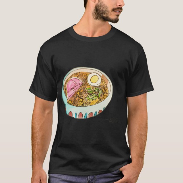 Ponyo S Ramen T Shirt (Framsida)