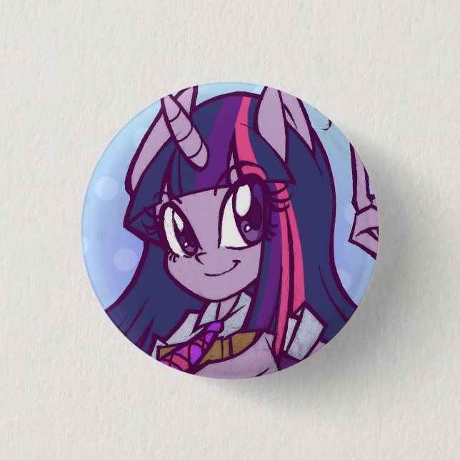 PonyScholar klämmer fast Knapp (Framsida)