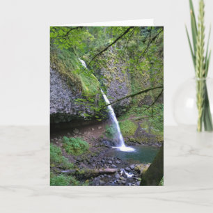 Ponytail Falls, Oregon Kort