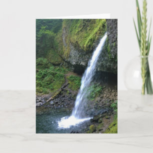 Ponytail Falls, Oregon Kort
