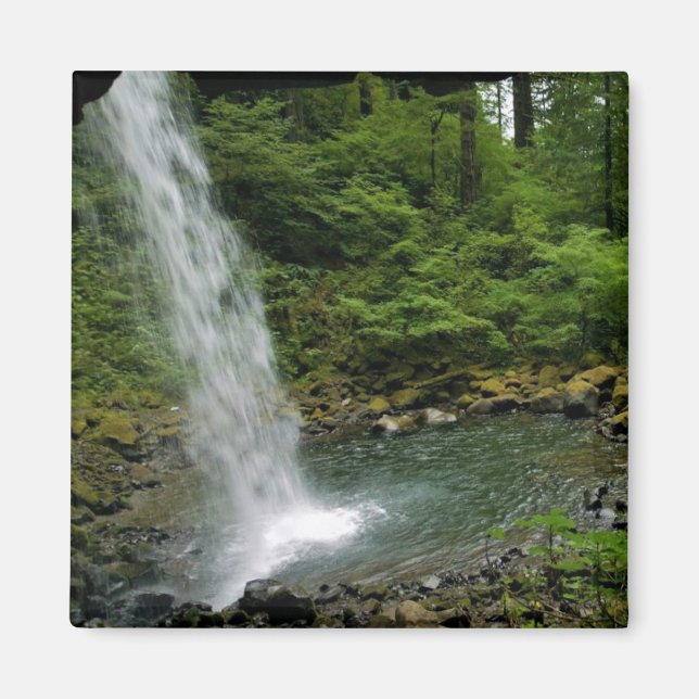Ponytail Falls, Oregon Magnet (Framsidan)