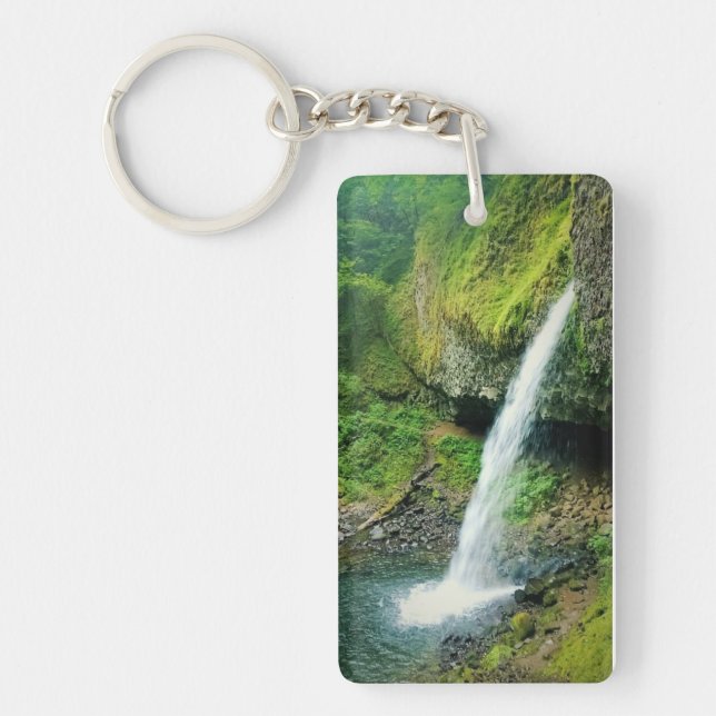 Ponytail Falls, Oregon Nyckelring (Framsidan)