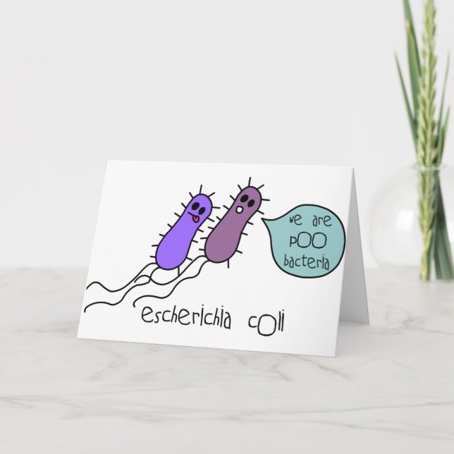 Poo Bacteria Kort (Framsida)