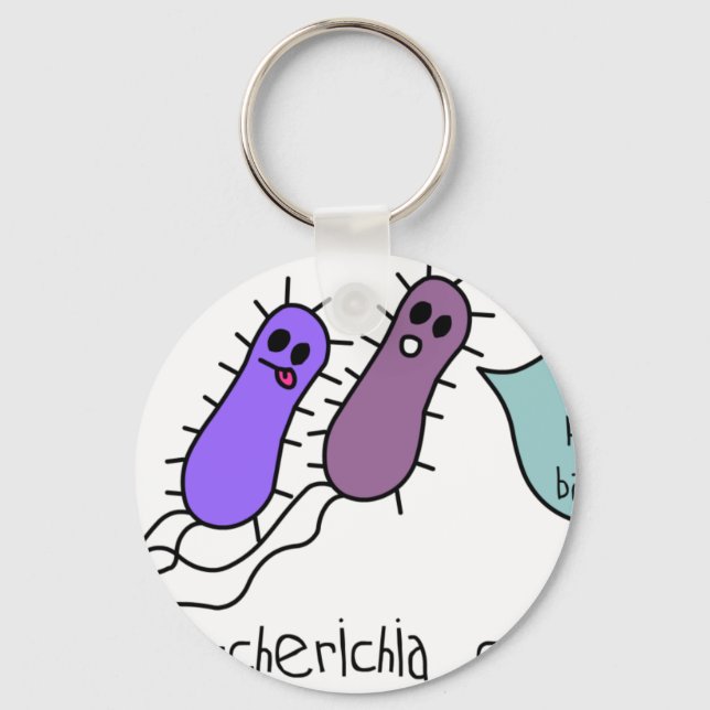 Poo Bacteria Nyckelring (Framsida)