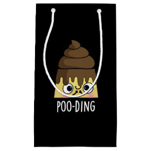 Poo-ding Funny Poop Pudding Pun Mörk BG