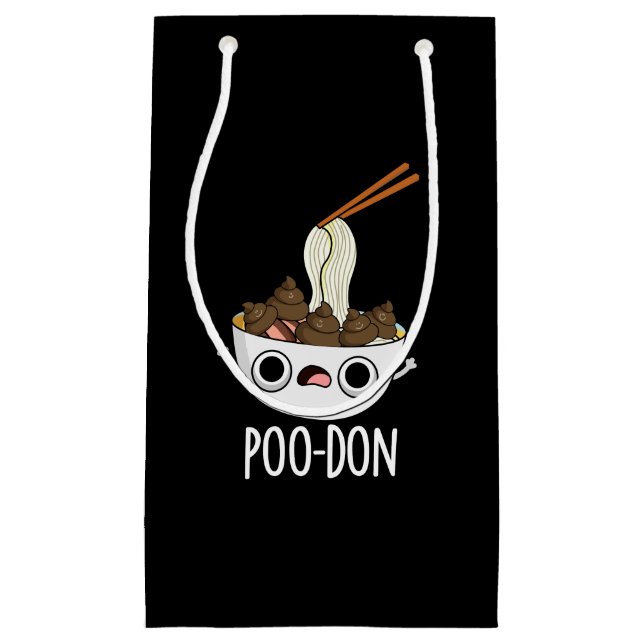 Poo-don Rollig Udon Skämt Mörk BG (Framsidan)
