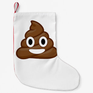 poo emoji julafton christmas-lagring liten julstrumpa