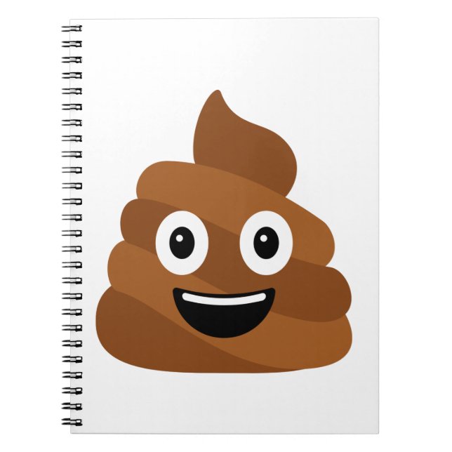 Poo Emoji Mugg Anteckningsbok (Framsidan)